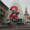 Montaggio insegne Castello Sforzesco - Milano